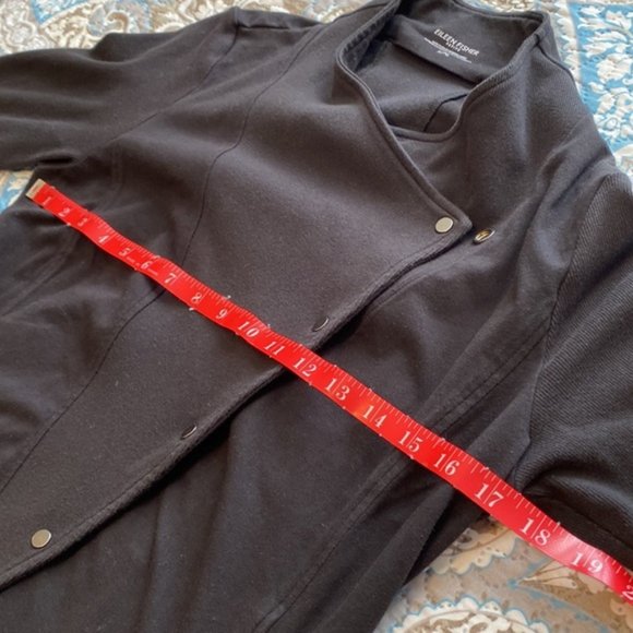 Eileen Fisher Petite Angle Button Sweater - Size PL - Picture 10 of 10